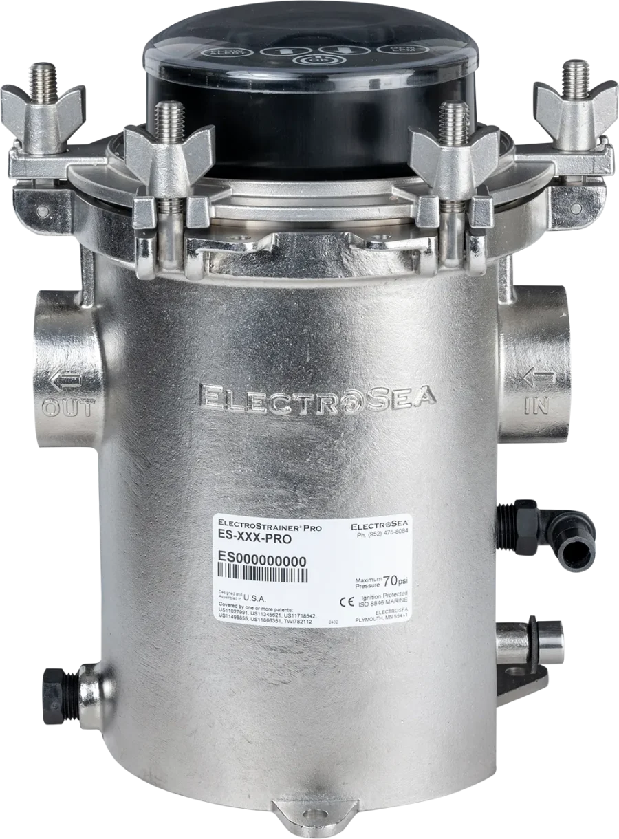 ElectroSea ElectroStrainer Pro ES-150-Pro marine growth prevention system