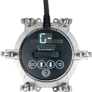 Monitor flow rate in gallons per minute (gpm) or liters per minute (lpm)